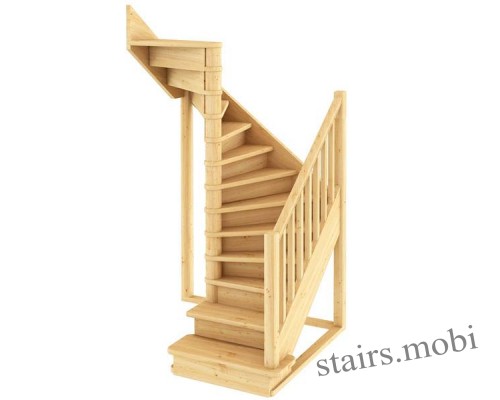 ЛС-05М под покраску вид1 налево stairs.mobi